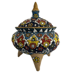 شکلات خوری سه پایه مینا کاری-فروشگاه اینترنتی ام اس گیفت